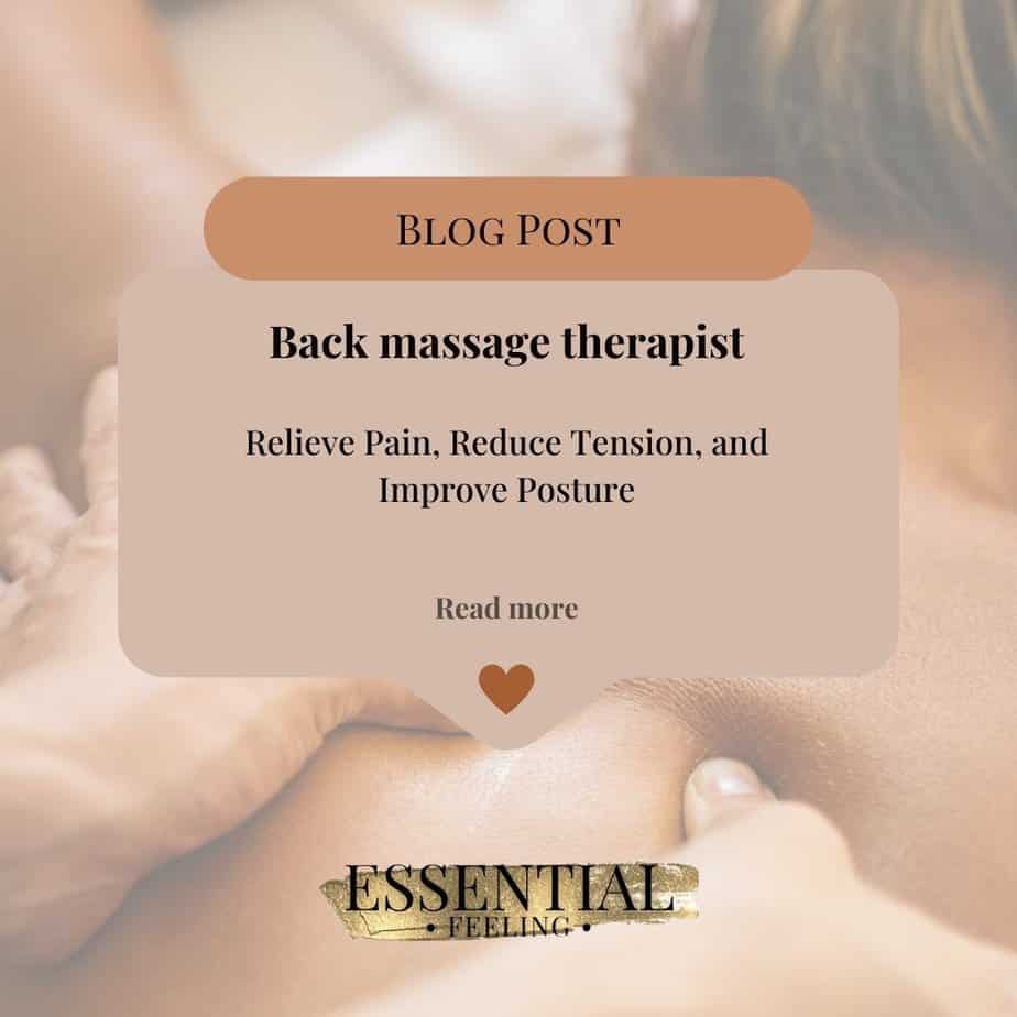 Benefits of a neck massage - Essential Feeling Romford, Essex