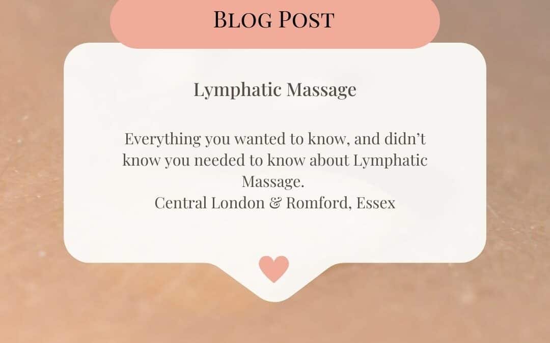 Lymphatic Massage Near Me Essex And London 07757 946023 7632