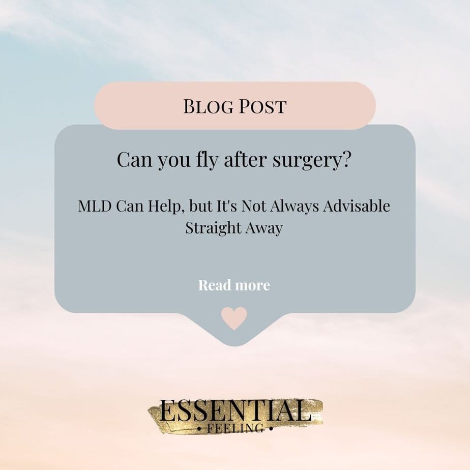 MLD and compression garments in post-operative care