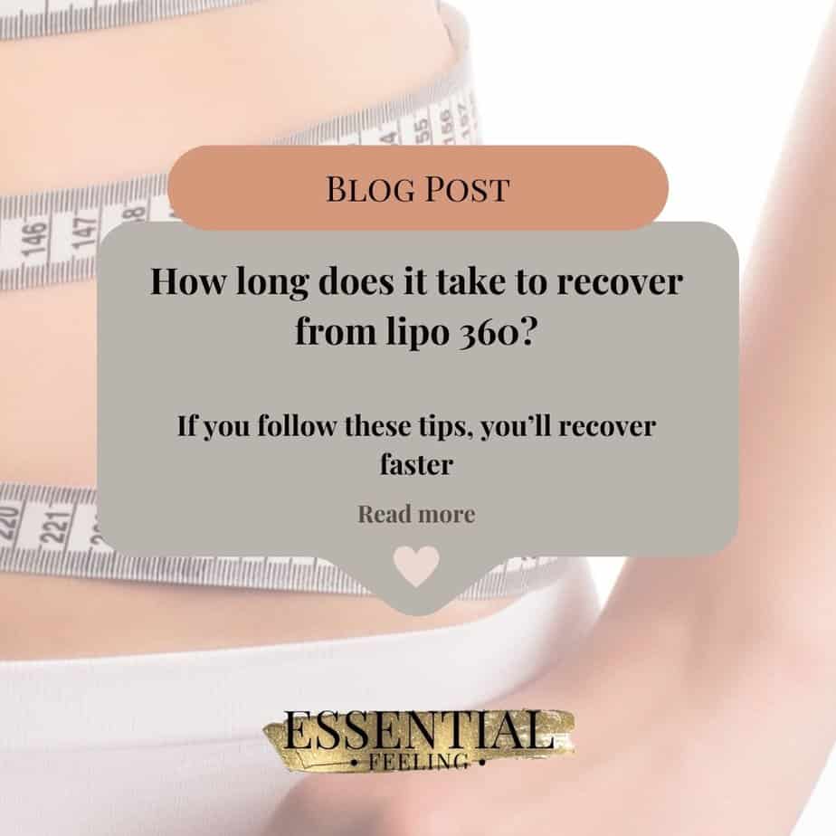 How long does it take to recover from lipo 360? 07757 946023